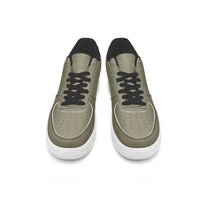 Quality Grey Low-Top Leather Sports Sneakers