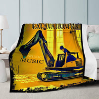 Fools Gold Excavationpro Music Official Merch Trends Dual-sided Stitched Fleece Blanket