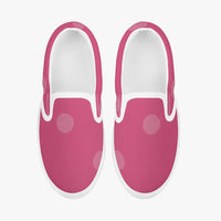 Pink Dot Kids' Slip-On Shoes - White