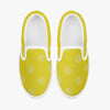 Yellow Dot Kids' Slip-On Shoes - White