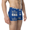 Money King Premium Fashion Blue Boxer Briefs