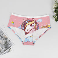 Cute Unicorn Designer Women's Lace Underwear