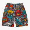 Boujee Graphitti Trendy Street Wear Men’s Board Shorts