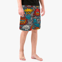 Boujee Graphitti Trendy Street Wear Men’s Board Shorts