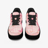 Pink Camo Designer Fashion Low-Top Leather Sports Sneakers - Black Sole