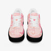 Pink Camo Designer Fashion Low-Top Leather Sports Sneakers - Black Sole