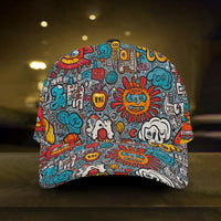 Boujee Graphitti Trendy Street Wear Canvas Cap Hat