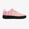 Pink Camo Designer Fashion Low-Top Leather Sports Sneakers - Black Sole