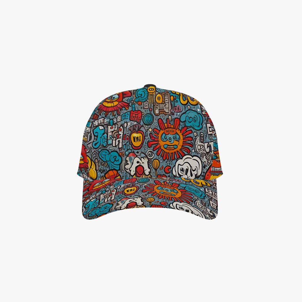 Boujee Graphitti Trendy Street Wear Canvas Cap Hat