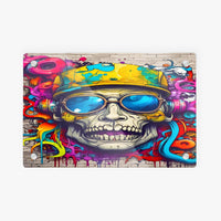 Skull Face Graphitti Acrylic Sign