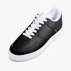 Eclipse Quality Low-Top Black Hole Leather Sports Sneakers