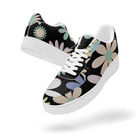 Flower Power Low-Top Leather Sports Sneakers