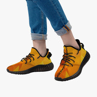 Tangerine Adult Unisex Mesh Knit Sneakers