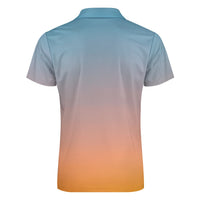 Peach Sunrise Fashion Short Sleeve Polo Shirt