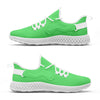 Comfort Quality Net Style Mesh Knit Green Sneakers