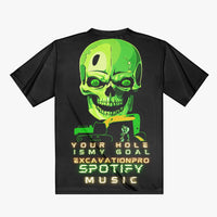Your Hole is My Goal Excavationpro Music on Spotify Designer Fashion Tee Shirt
