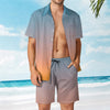 Peach Sunrise Fashion Men's Leisure Beach Suit