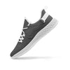 Comfort Quality Ash Grey Net Style Mesh Knit Sneakers