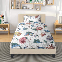 Flower Print Floral Classic Designer 3in1 Polyester Bedding Set