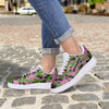 Green Black Pink Comfort Fashion Low-Top Leather Sports Sneaker