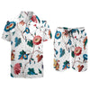 Flower Print Fashion Leisure Beach Suit
