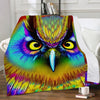 Owl Trends Dual-sided Stitched Fleece Blanket