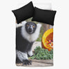 Ruffed Lemur Animal Lover Collection 3in1 Polyester Bedding Set