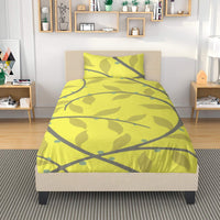 Yellow Vine Designer Home Décor 3in1 Polyester Bedding Set