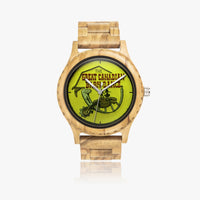 The Great Canadian Barn Dance Collection Yellow Italian Olive Lumber Wooden Watch