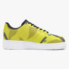 ZeeFlow Yellow Fashion Black Low-Top Leather Sports Sneakers