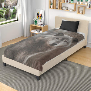 Grey Wolf Animal Lover Collection 3in1 Polyester Bedding Set