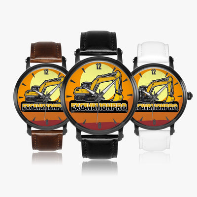 EXCAVATIONPRO Sunset Collection 46mm Unisex Automatic Watch(Black)