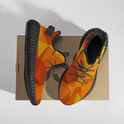 Tangerine Adult Unisex Mesh Knit Sneakers
