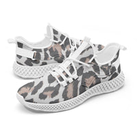 Cheetah Ultra Comfort Net Style Mesh Knit Sneakers