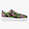 Green Black Pink Comfort Fashion Low-Top Leather Sports Sneaker