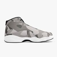 Stealth Max Camo High-Top Leather Basketball Sneakers in Black