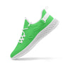 Comfort Quality Net Style Mesh Knit Green Sneakers