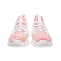 Pink Camo Wings Style Bounce Mesh Knit Sneakers