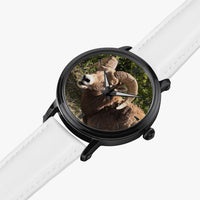 Hey Goat Animal Fashion Unisex No Battery Required Automatic Watch(Black)