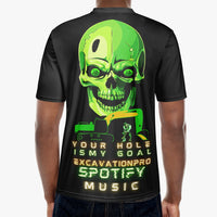 Your Hole is My Goal Excavationpro Music on Spotify Designer Fashion Tee Shirt