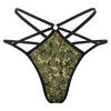 Green Camo Fashion Women's T-back Underwear