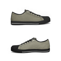 Quality Grey Low-top Canvas Shoes