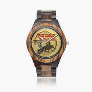 The Great Canadian Barn Dance Collection Hide Indian Ebony Wooden Watch