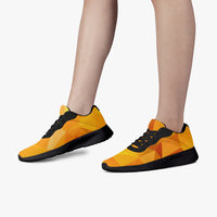 Tangerine Lifestyle Mesh Running Shoes - Black