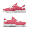 Comfort Quality Pink Net Style Mesh Knit Sneakers