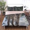 Wild Cat Animal Lover Collection Room Décor 3in1 Polyester Bedding Set