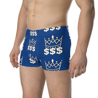 Money King Premium Fashion Blue Boxer Briefs