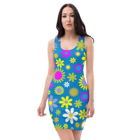 Flower Power Designer Sublimation Cut & Sew Dress