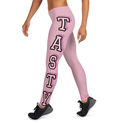 Tasty Milk Shake Pink Designer Fashion Leggings.