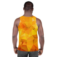 Orange Edge Designer Fashion Unisex Tank Top